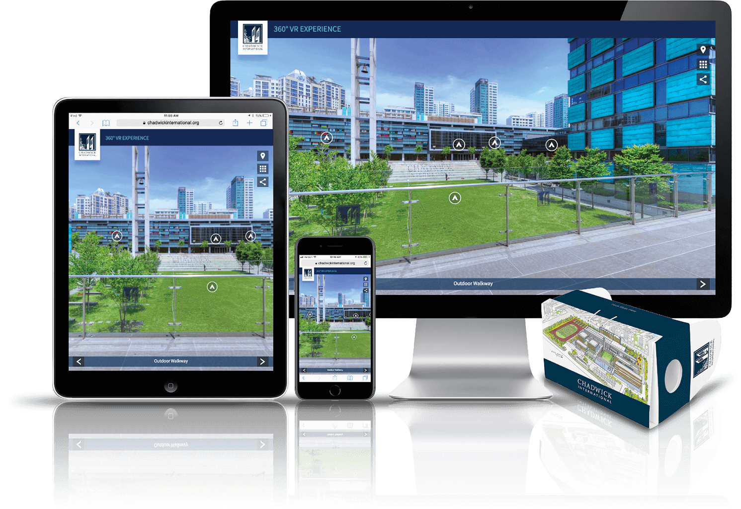 Circlescapes 360° virtual tour providers and virtual campus tour designers Circlescapes Virtual Tours work on all devices