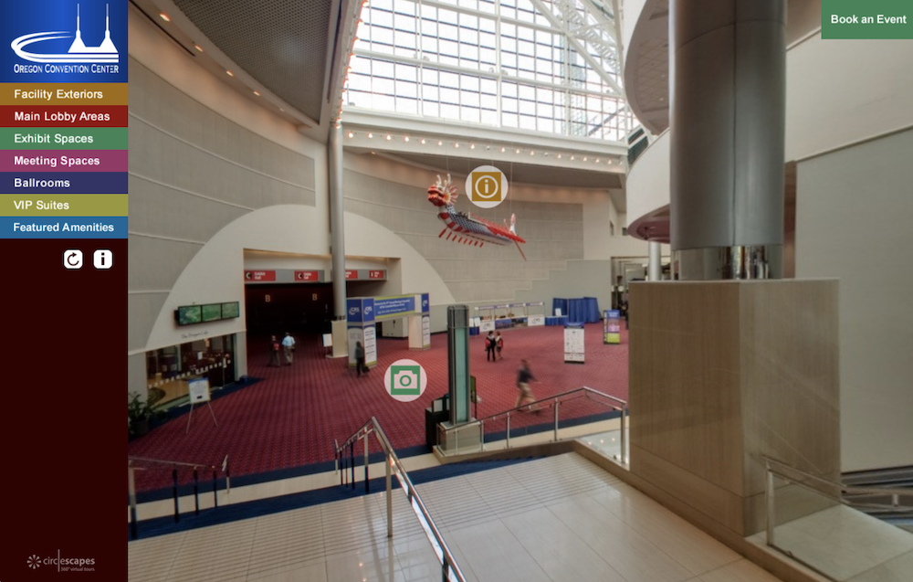 Oregon Convention Center | Circlescapes Virtual Tours